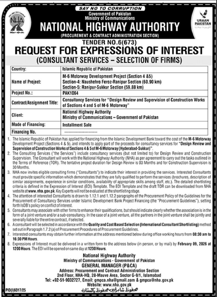 Request for Expressions of Interest - Original Advertisement