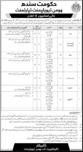 Job Vacancies In Woman Development Department