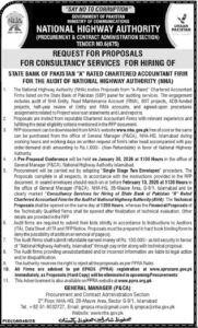 Request for Proposal for Consultantcy Services