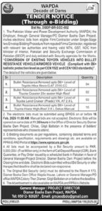 The Pakistan Water and Power Development Authority (WAPDA) – (Lahore)