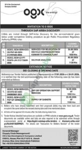 Tender Notice - Services for relocation of recycle compressor - OGDC