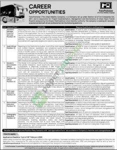 Career Opportunities for Assistant Manager Financial Services / Audit Officer - TransPeshawar