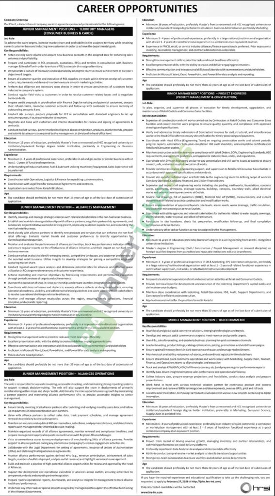 Job Vacancy - Marketing / Head / Manager - Public Sector Organization