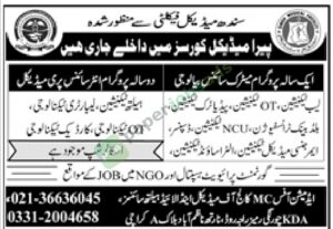 Admissions are open for paramedical courses - MC College of Medical & Allied Health Sciences