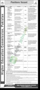 Job Vacancies in Higher Education Commission (HEC) - HEC
