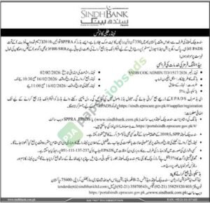 "Tender Notice for Provision of Headhunting Firm Services - SINDH BANK - Sindh - SINDH BANK