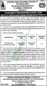 Construction of Buildings & Infrastructure - INFRASTRUCTURE DEVELOPMENT AUTHORITY OF