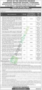 Tender Notice - Construction of Flood Protection works - Charsadda Irrigation Division