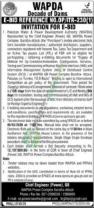 Tender Notice - Human Machine Interface (HMI) - WAPDA