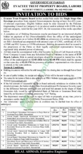 Annual Repair / Operational Maintenance - Evacuee Trust Property Board