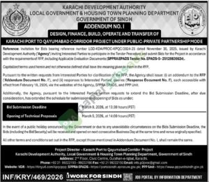 Tender Notice - Karachi