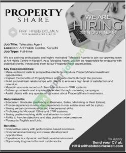 Telesales Agent - Arif Habib Dolmen REIT Management Limited