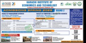 Spring 2026 - Postgraduate - Karachi Institute of Economics and Technology