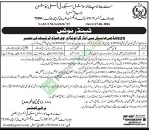 Construction Works - SIndh Employees Social Security Institution