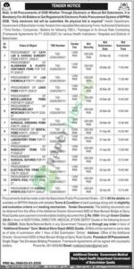Procurement of Misc. Items - GOB - Health Department