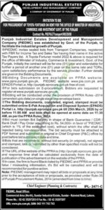 Procurement of Toyota Fortuner - Punjab Industrial Estates Development and Management Company (PIEDMC)