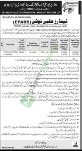 Procurement of Lab Equipments - Dawood University of Engineering and Technology (DUET)