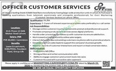 OFFICER CUSTOMER SERVICES - FF Steel