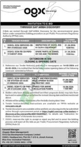 Misc. Service / Material - Oil & Gas Development Company Limited (OGDC)