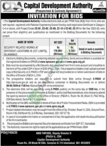 Security Related Works at Different Locations - CDA
