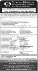 Physicians / Consultant / Surgeons - Shaukat Khanum Memorial Cancer Hospital and Research Centre (SKMCH&RC)
