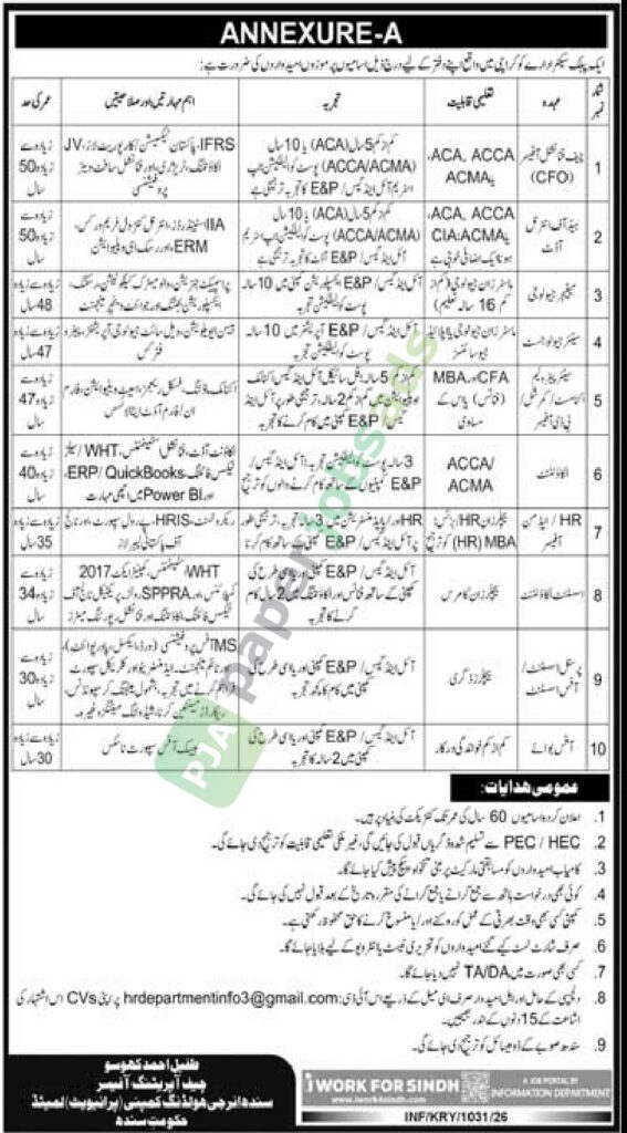 CFO / Head of Internal Audit / Manager Geology - Public Sector Organization