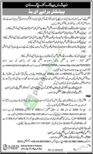 Misc. Works - NATIONAL BANK OF PAKISTAN