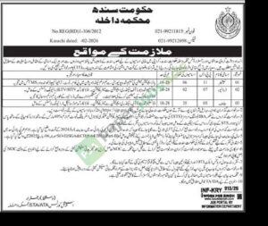 Cashier / Driver / Bailiff - HOME DEPARTMENT