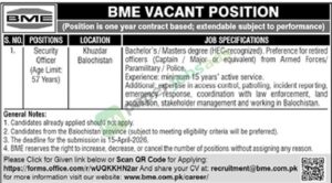 Security Officer - Bolan Mining Enterprises - BME