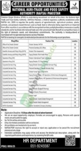 Director / Secretary / Deputy Director - National Agri-trade and Food Safety Authority (NAFSA) PAKISTAN